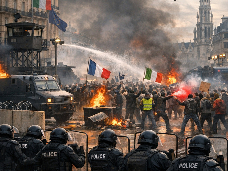 Масштабные протесты во Франции